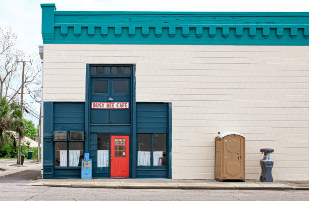 Porta potty delivery and setup in Frederic, WI